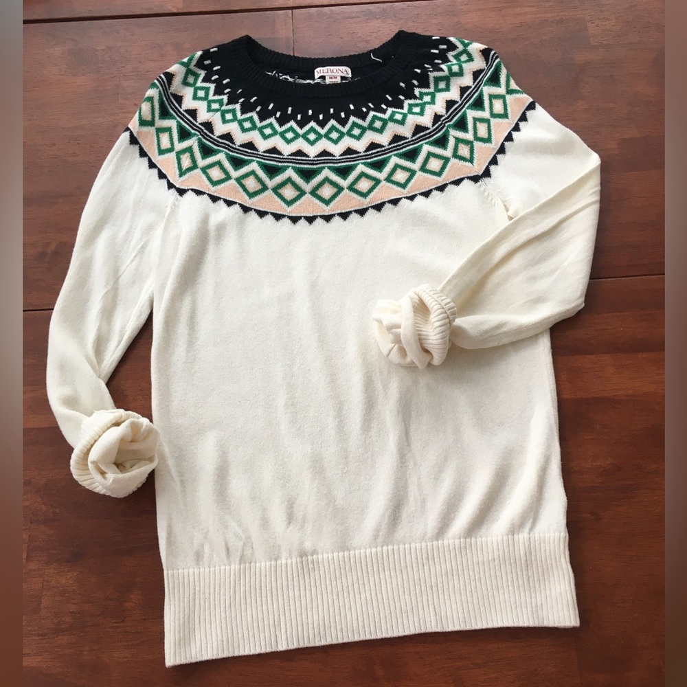 Merona Alpine Sweater in Cotton M